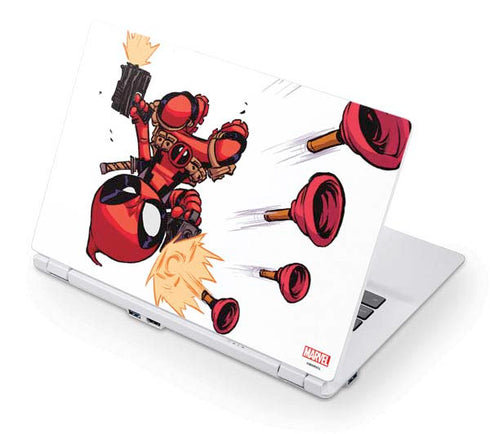 Marvel Deadpool Babypool Shooting Acer Chromebook Skin
